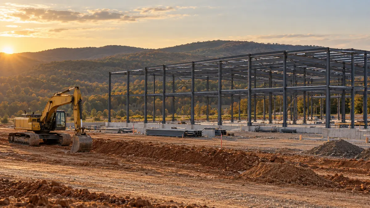 Industrial construction and future manufacturing capacity