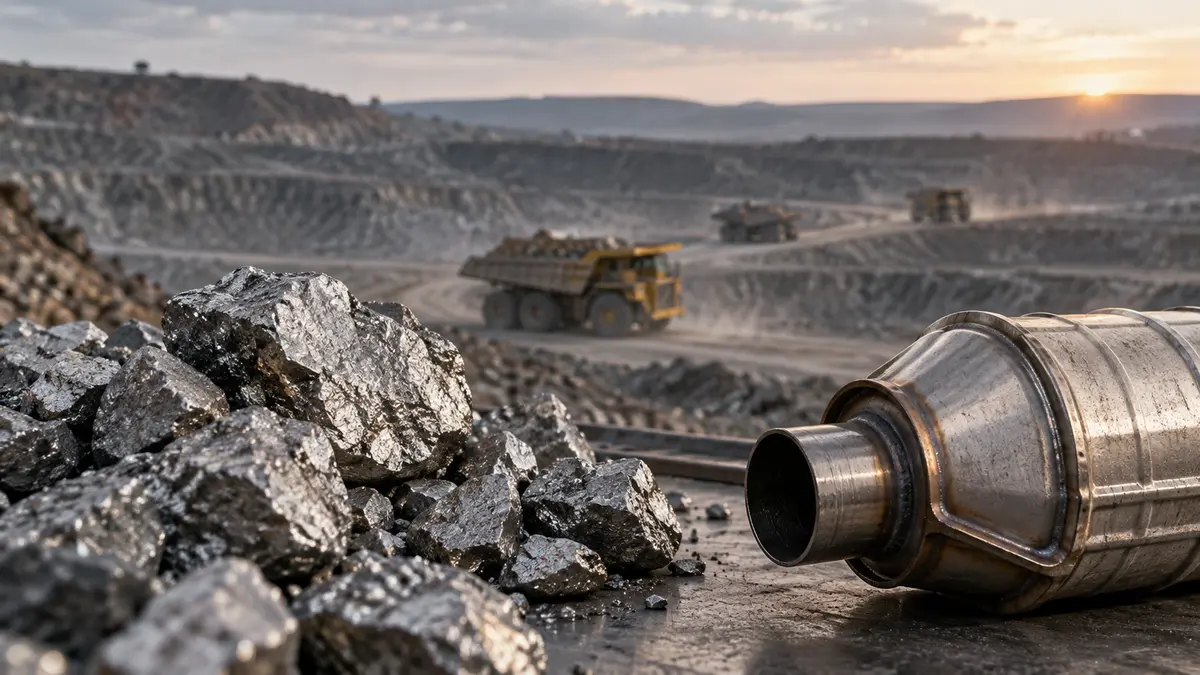 Palladium and platinum market caught between shrinking mine supply and autocatalyst demand