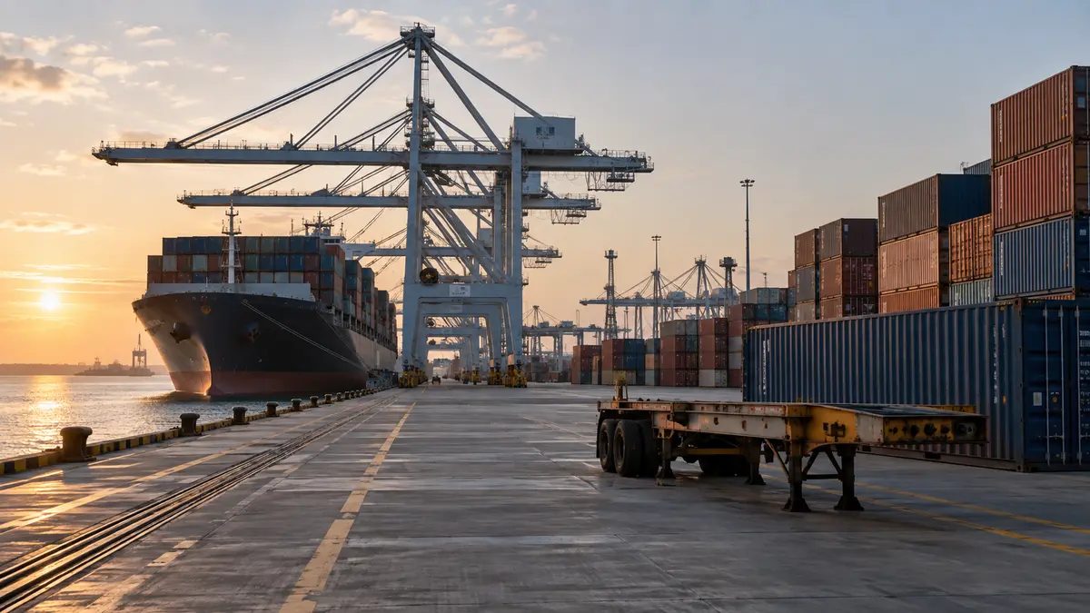 U.S. ports and trucking under a goods recession as tariff-driven import volumes roll over