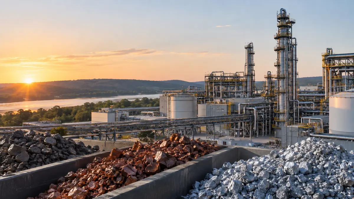Korea Zinc and U.S. government joint critical metals refinery in Tennessee