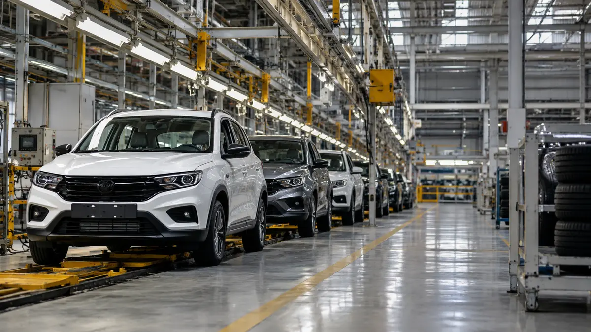 AvtoVAZ assembly line with reduced Lada output in 2025