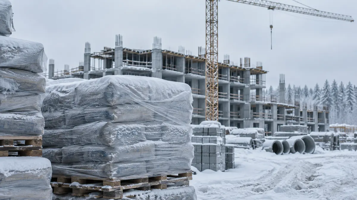 Cement and construction materials market under a winter demand slump