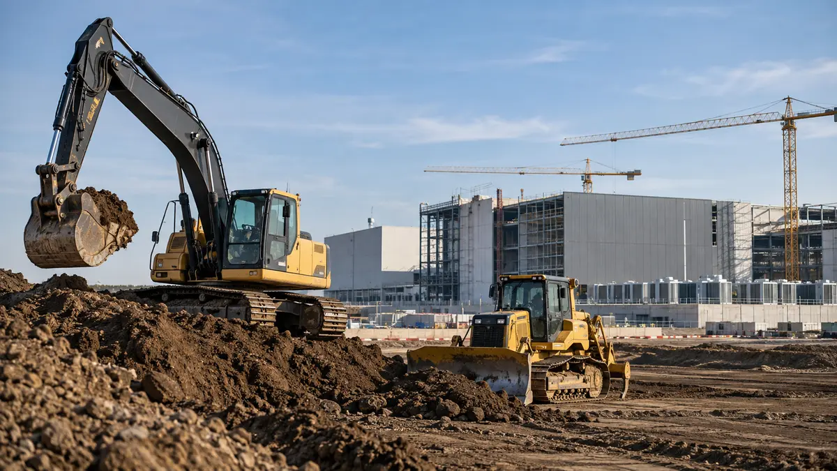 Deere construction and forestry equipment demand driven by data-center and infrastructure projects